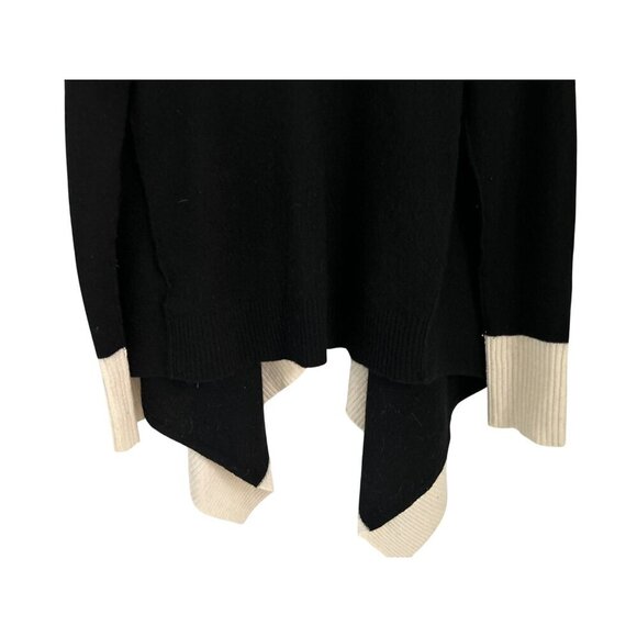 BLOOMINGDALE'S Cardigan 100% 2 PLY Cashmere Open Front Draped Size Med - Picture 5 of 7